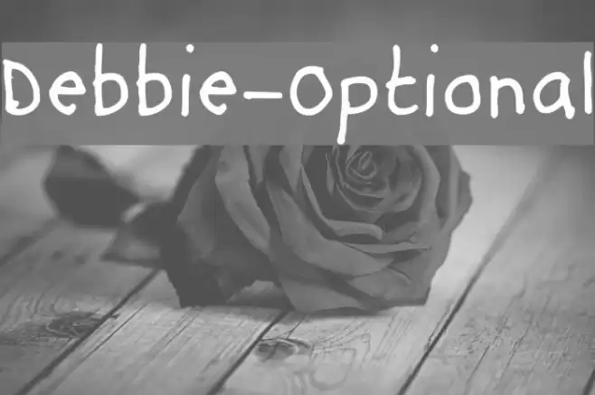 Debbie-Optional Font examples
