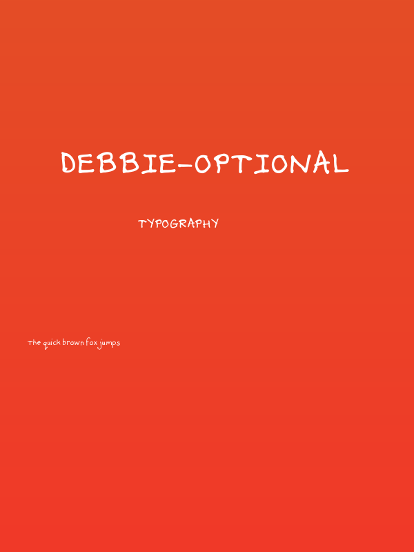 Debbie-Optional Poster