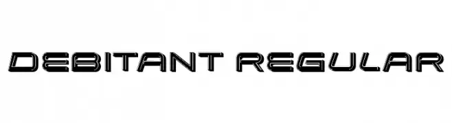 Debitant Regular  Frei Schriftart Herunterladen