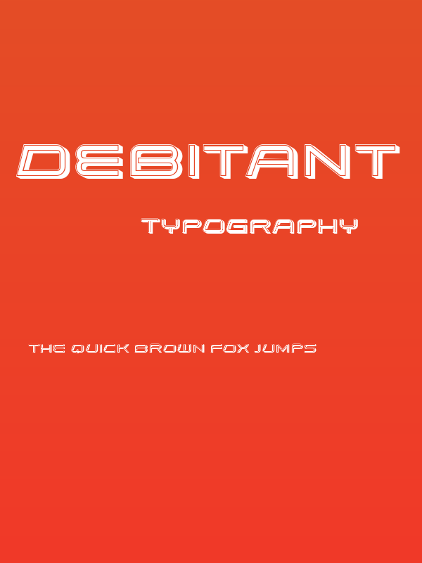 Debitant Regular Poster