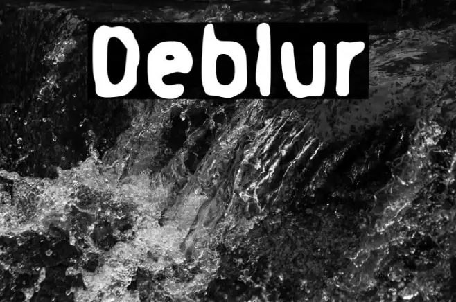 Deblur Example 1