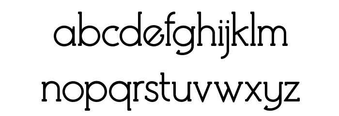 Debock Personal Use Regular Font LOWERCASE