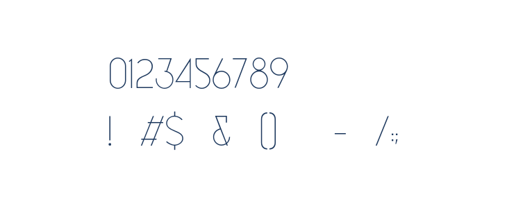 DebockPersonalUse-Regular Other Characters