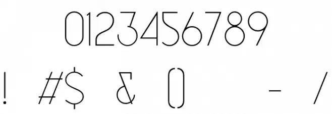 DebockPersonalUse-Regular Font OTHER CHARS