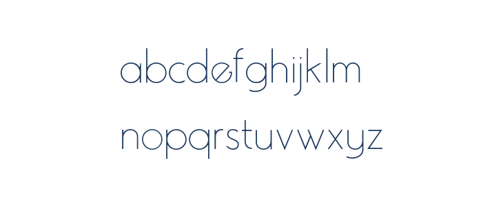 DebockPersonalUse-Regular Lowercase