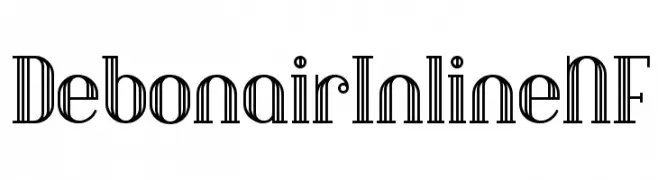 DebonairInlineNF  font caratteri gratis