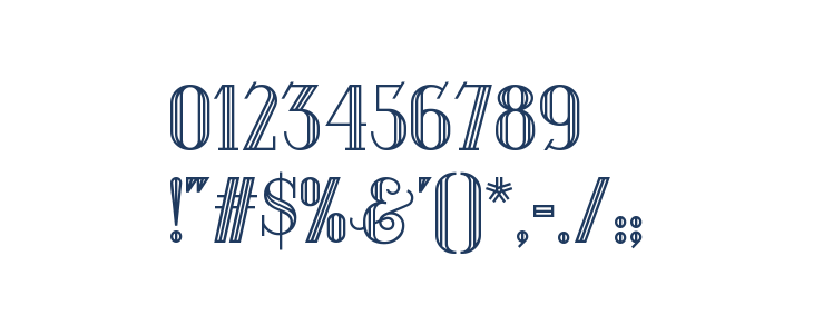 DebonairInlineNF Other Characters