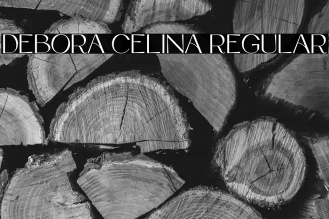 Debora Celina Regular Font examples