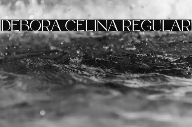 Debora Celina Regular Font examples