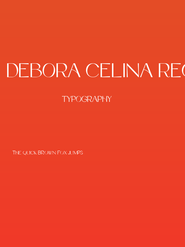 Debora Celina Regular Poster