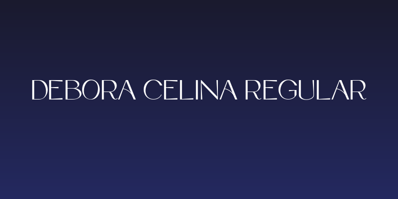 Debora Celina Regular Social Header