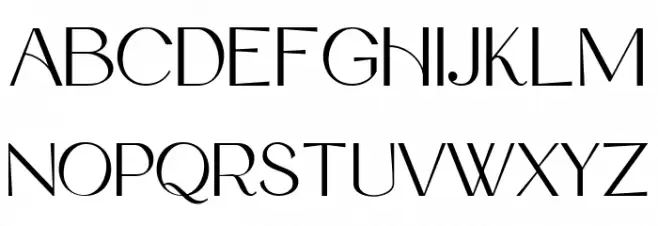 Debora Celina Regular Font LOWERCASE