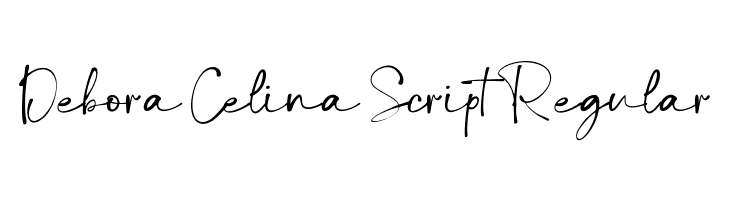 Debora Celina Script Regular Font