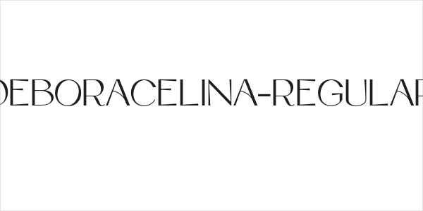 DeboraCelina-Regular Logo