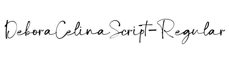 DeboraCelinaScript-Regular Font