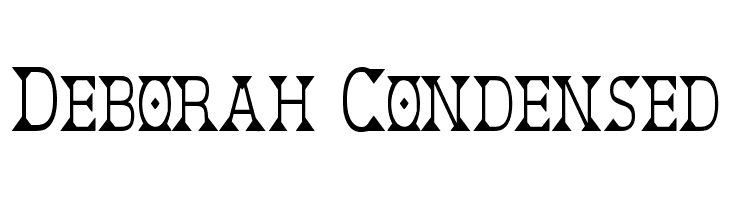 Deborah Condensed Font