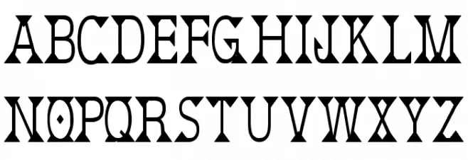 Deborah Condensed Fonte MAIÚSCULAS