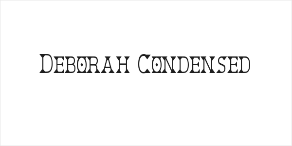 Deborah Condensed Logo