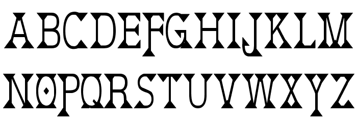 Deborah Condensed フォント 小文字
