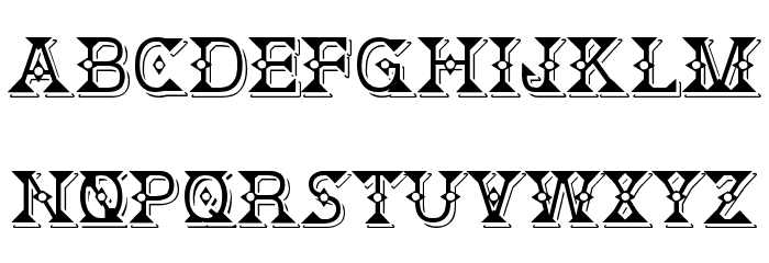 Deborah Fancy Dress Font LOWERCASE