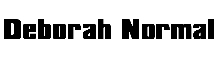 Deborah Normal Font