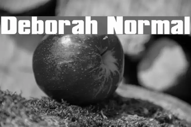 Deborah Normal Font examples