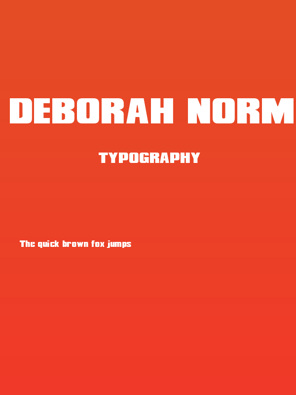 Deborah Normal Poster