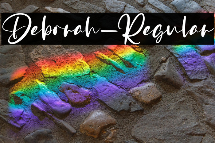 Deborah-Regular Example 1