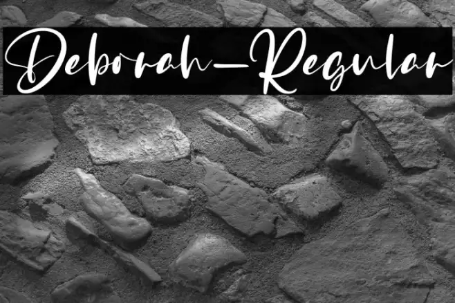 Deborah-Regular Example 1