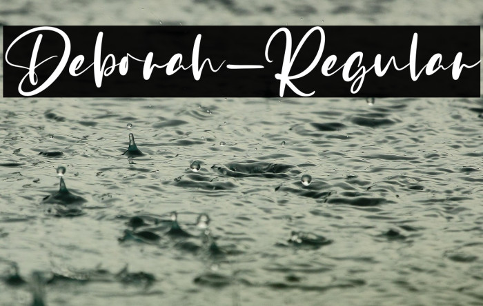 Deborah-Regular Example 2