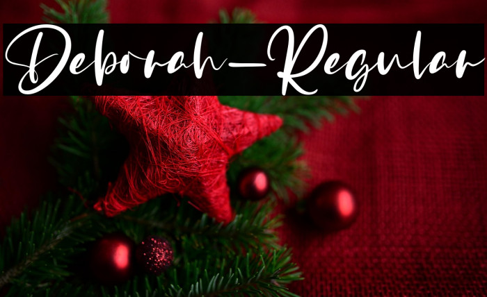 Deborah-Regular Example 3