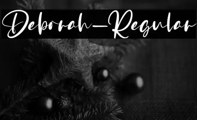Deborah-Regular Example 3