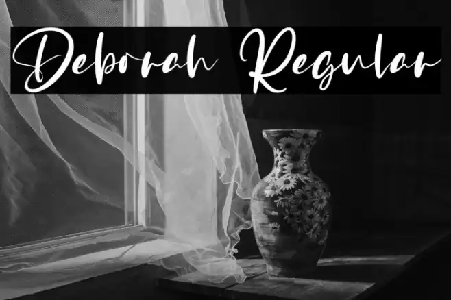 Deborah Regular Font examples