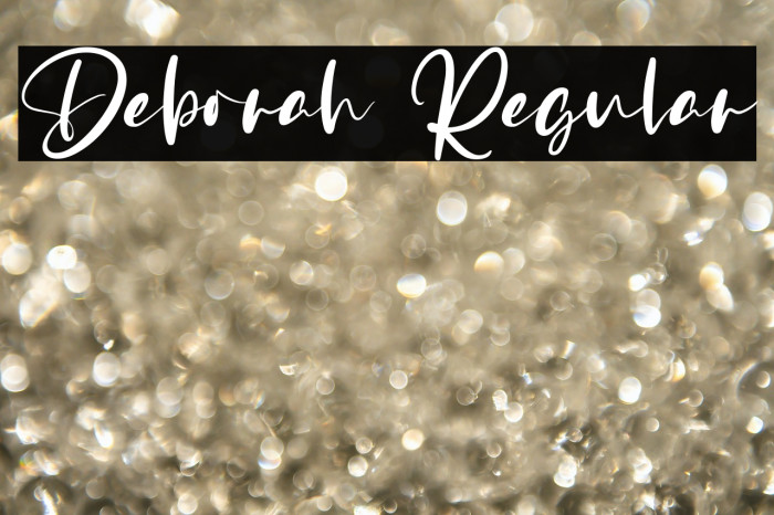 Deborah Regular Example 3