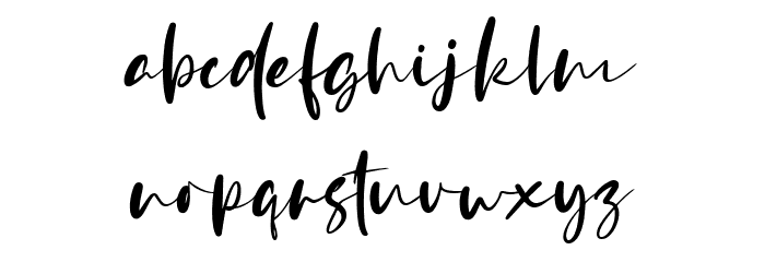 Deborah Regular Font LOWERCASE