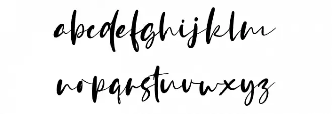 Deborah Regular Font LOWERCASE