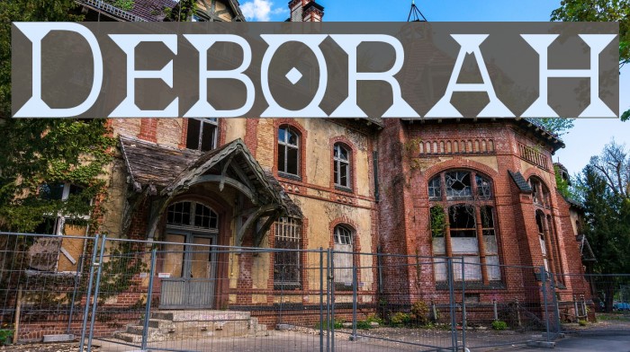 Deborah Font examples