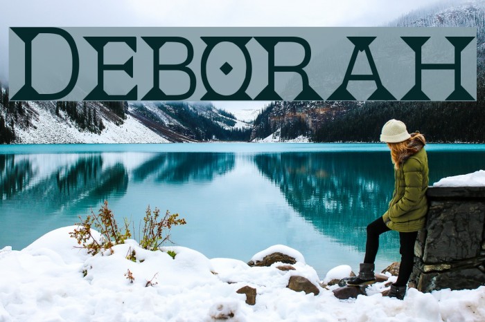 Deborah Font examples