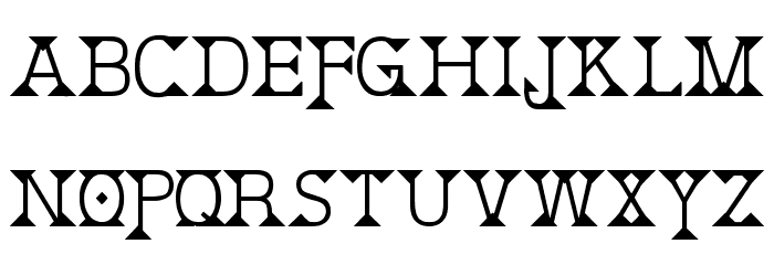 Deborah フォント 小文字