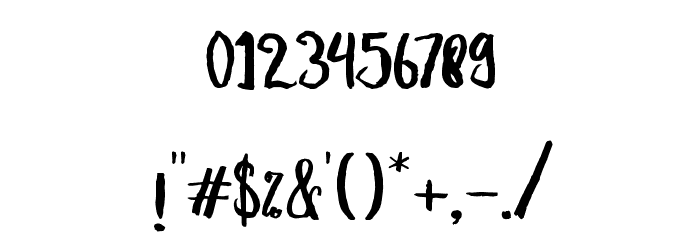 DebtCollectors Font OTHER CHARS