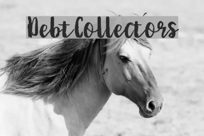 DebtCollectors Font examples