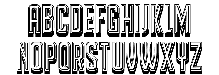 Debtor Regular Font LOWERCASE