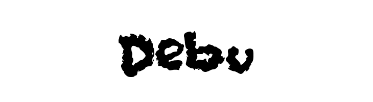 Debu  font caratteri gratis