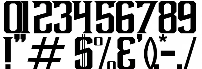 Debute Font OTHER CHARS