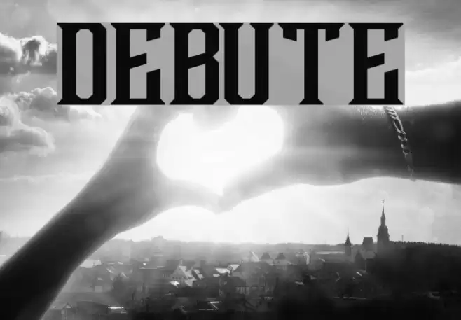 Debute Font examples