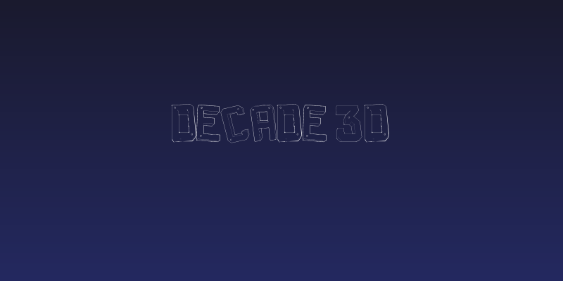 Decade 3d Social Header