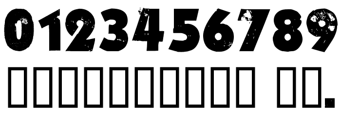 Decade Font OTHER CHARS