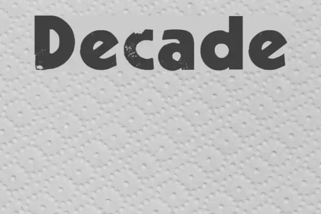 Decade Fonte examples