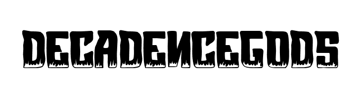 Decadence Gods  Free Fonts Download