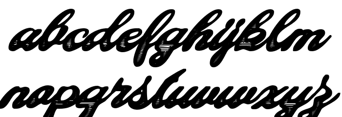 Decadence Personal Use Regular Font LOWERCASE